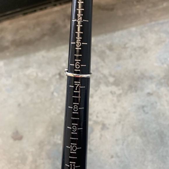 Owl Charm Retro Rustic Brushed Ring w/ Green CZ Eyes - Picture 5 of 5